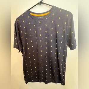 DENIM & FLOWER MENS SHORT SLEEVE TEE SHIRT. MEDIUM. MEDIUM BLUE